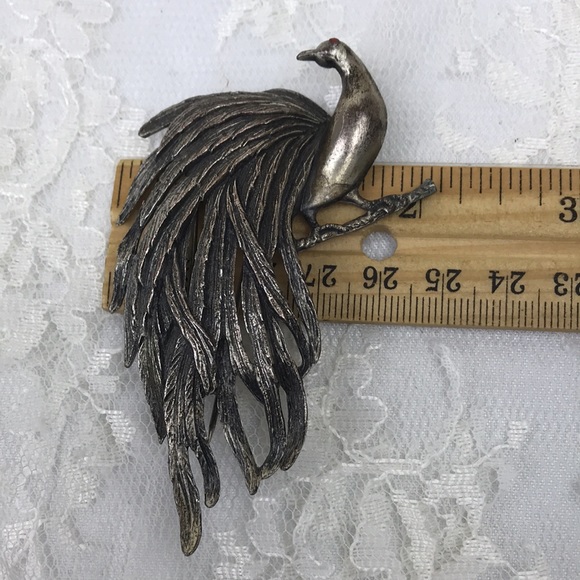 Beautiful Vintage Silver Hair Clip - Picture 6 of 6